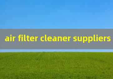 air filter cleaner suppliers